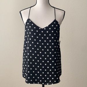 Black & White Polka Dot Tank Top